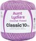 Coats & Clark Aunt Lydia's Crochet Thread Cotton Classic 10-6 Skein Assortment (Brights)